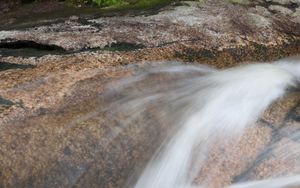 Preview wallpaper river, cascade, water, long exposure