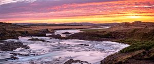 Preview wallpaper river, coast, landscape, nature