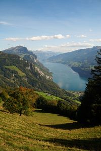 Preview wallpaper river, mountains, landscape, view