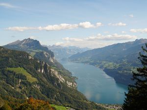 Preview wallpaper river, mountains, landscape, view