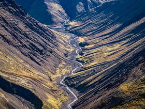 Preview wallpaper river, mountains, nature, landscape