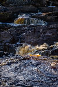 Preview wallpaper river, rocks, cascade, water, stream