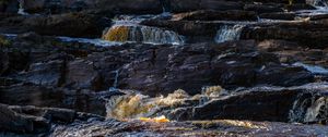 Preview wallpaper river, rocks, cascade, water, stream