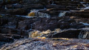 Preview wallpaper river, rocks, cascade, water, stream