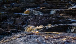 Preview wallpaper river, rocks, cascade, water, stream