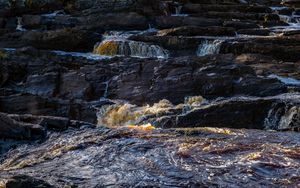 Preview wallpaper river, rocks, cascade, water, stream