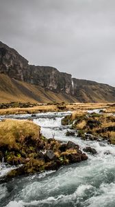 Preview wallpaper river, rocks, course