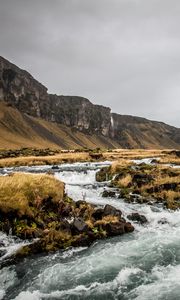 Preview wallpaper river, rocks, course