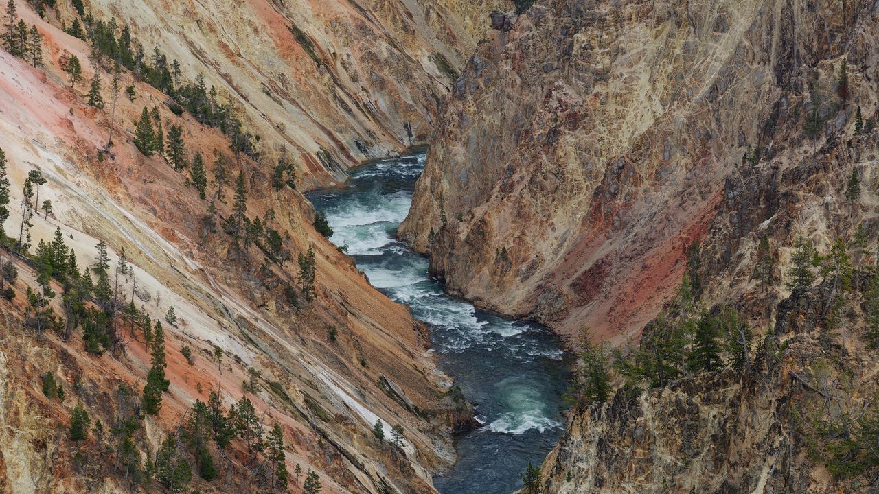 Wallpaper river, rocks, mountains, gorge, nature, landscape