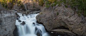Preview wallpaper river, rocks, stones, water, stream