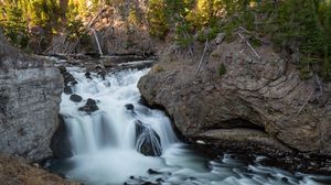 Preview wallpaper river, rocks, stones, water, stream