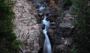 Preview wallpaper river, rocks, trees, stream, nature