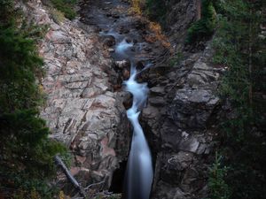 Preview wallpaper river, rocks, trees, stream, nature
