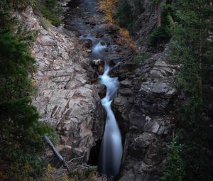 Preview wallpaper river, rocks, trees, stream, nature