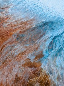 Preview wallpaper river, shore, aerial view, nature, landscape