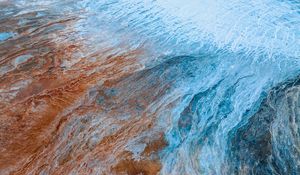 Preview wallpaper river, shore, aerial view, nature, landscape