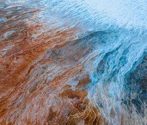 Preview wallpaper river, shore, aerial view, nature, landscape