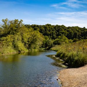 Preview wallpaper river, shore, landscape, nature, summer