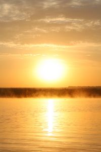 Preview wallpaper river, shore, sun, landscape, nature