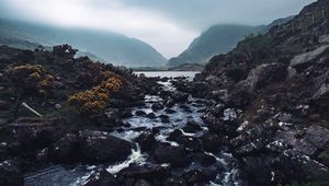 Preview wallpaper river, stones, stream