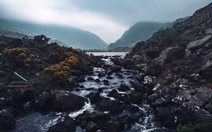 Preview wallpaper river, stones, stream