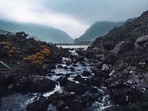 Preview wallpaper river, stones, stream