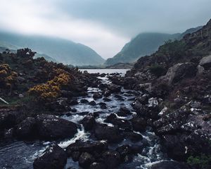 Preview wallpaper river, stones, stream