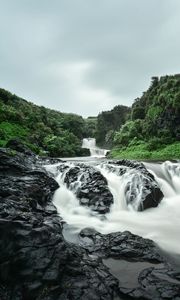 Preview wallpaper river, stones, water, stream, nature