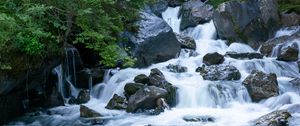 Preview wallpaper river, stones, water, stream