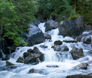 Preview wallpaper river, stones, water, stream