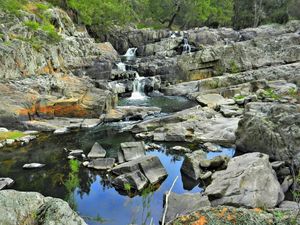 Preview wallpaper river, stream, rocks, nature