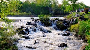 Preview wallpaper river, stream, rocks, landscape