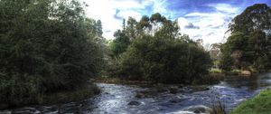 Preview wallpaper river, trees, landscape