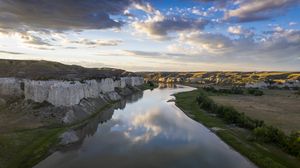 Preview wallpaper river, water, rocks, landscape, nature