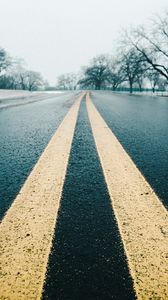 Preview wallpaper road, asphalt, marking, lines