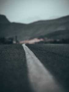Preview wallpaper road, asphalt, marking, line