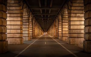 Preview wallpaper road, bridge, tunnel