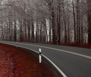 Preview wallpaper road, fall, twist
