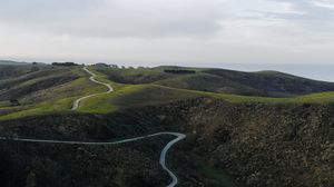 Preview wallpaper road, forest, winding