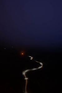 Preview wallpaper road, glow, night, dark
