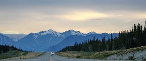 Preview wallpaper road, highway, mountains