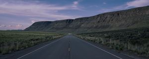 Preview wallpaper road, highway, mountains, desert, landscape