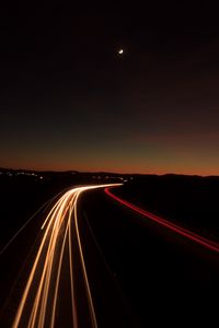 Preview wallpaper road, light, turn