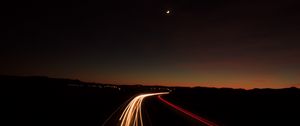 Preview wallpaper road, light, turn