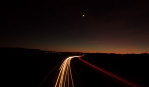 Preview wallpaper road, light, turn