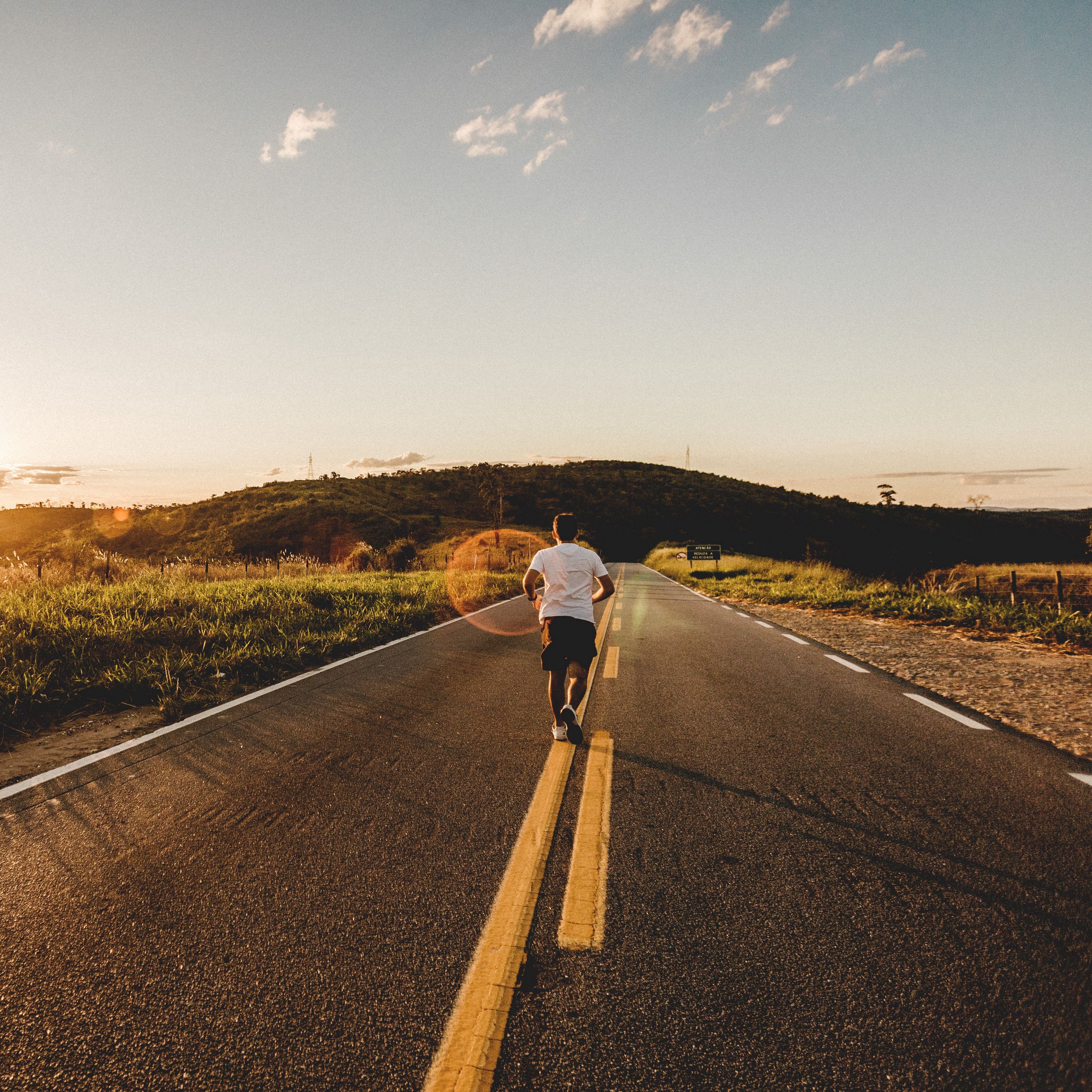 The Runner Mountain Jogging Sun Morning Nature iPhone 6 Wallpaper Download  | iPhone Wallpapers, iPad wallpapers One… | Iphone wallpaper landscape,  Nature, Landscape