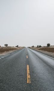 Preview wallpaper road, marking, asphalt, horizon