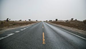 Preview wallpaper road, marking, asphalt, horizon