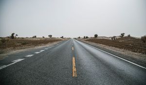 Preview wallpaper road, marking, asphalt, horizon