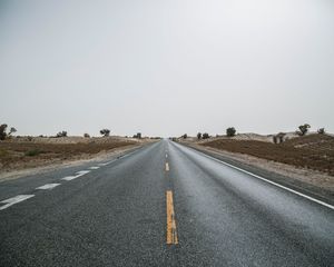Preview wallpaper road, marking, asphalt, horizon